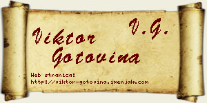 Viktor Gotovina vizit kartica